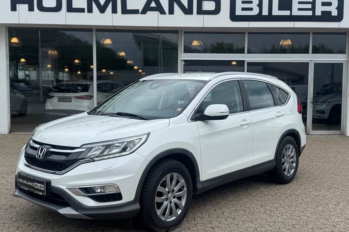 Hvid Honda CR-V fra 2017