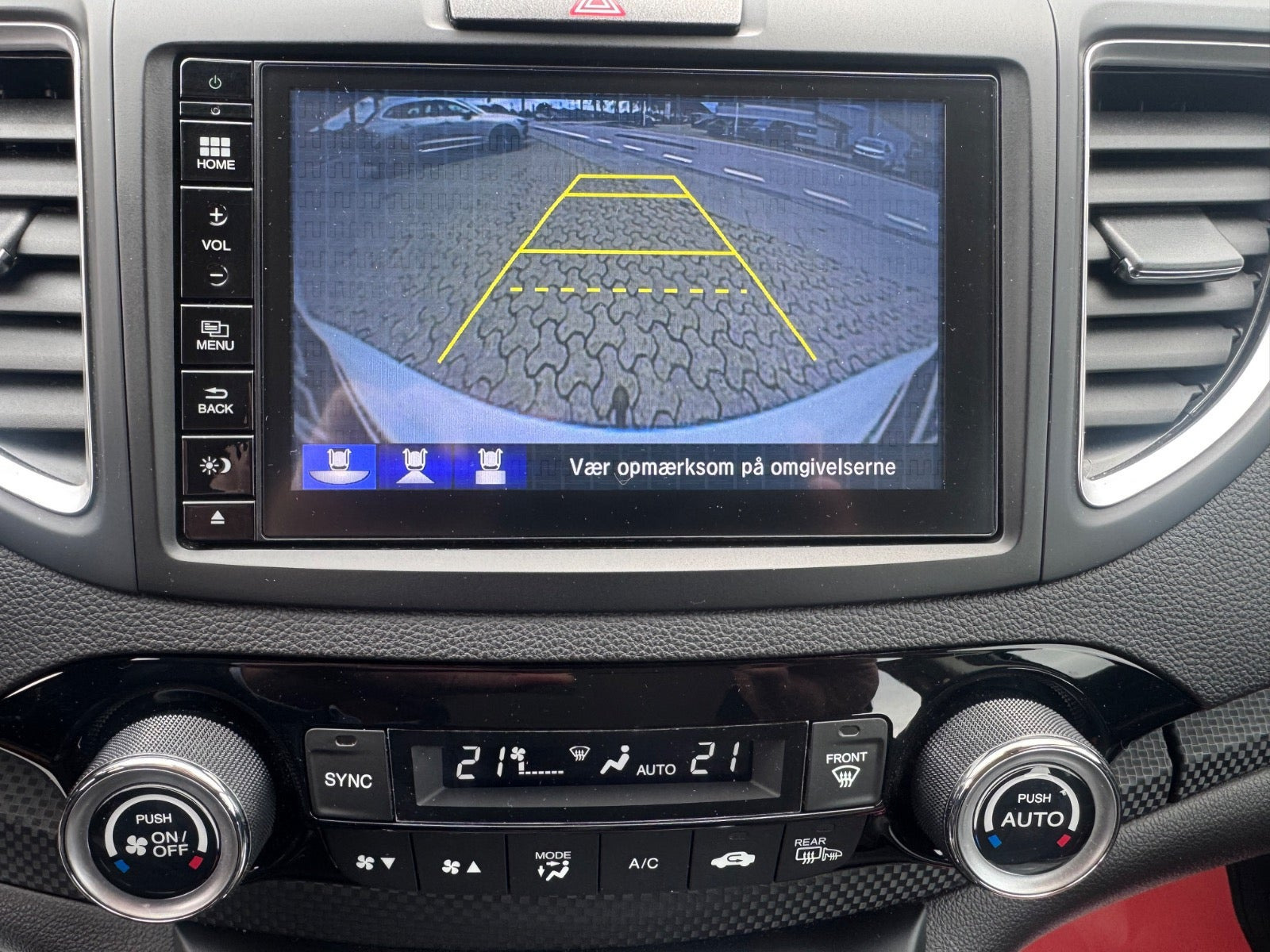 Hvid Honda CR-V fra 2017