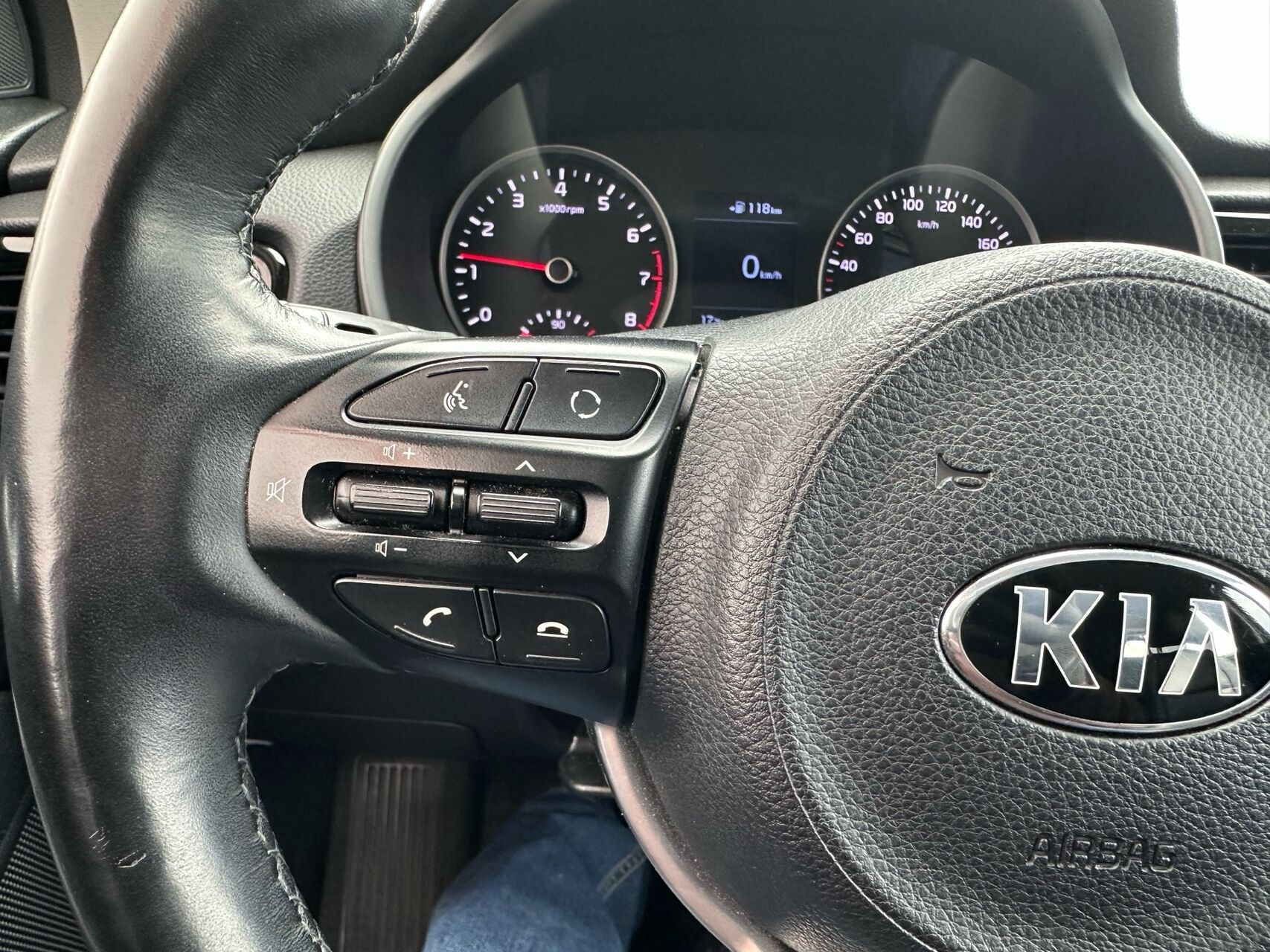 Sort Kia Rio fra 2018