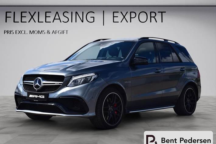 Grå Mercedes GLE63 AMG S fra 2017