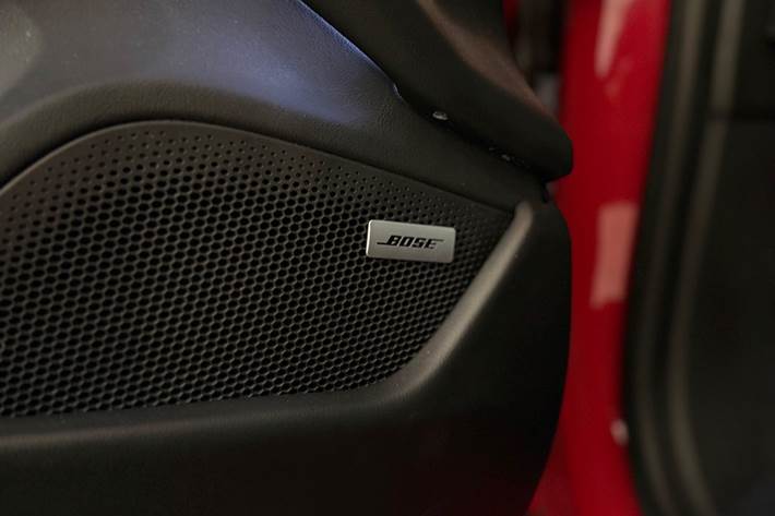 Rød Porsche Taycan 4S fra 2021