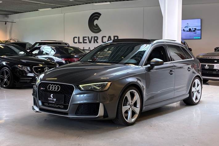 Sølv Audi RS3 fra 2016