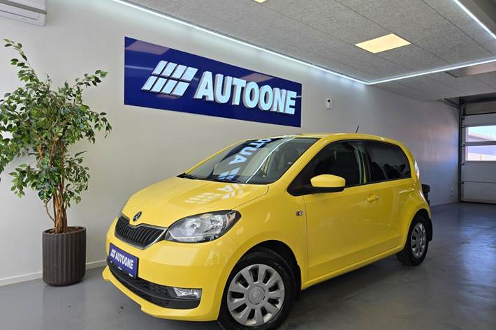 Gul Skoda Citigo fra 2019