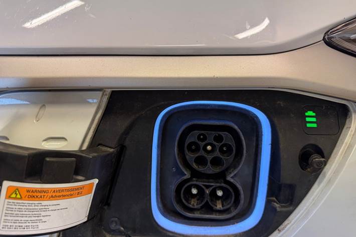 Hvid Hyundai Kona fra 2019