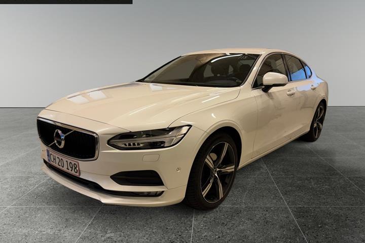 Hvid Volvo S90 fra 2018 set udefra