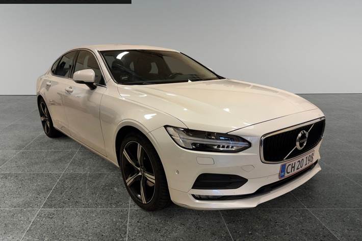 Hvid Volvo S90 fra 2018