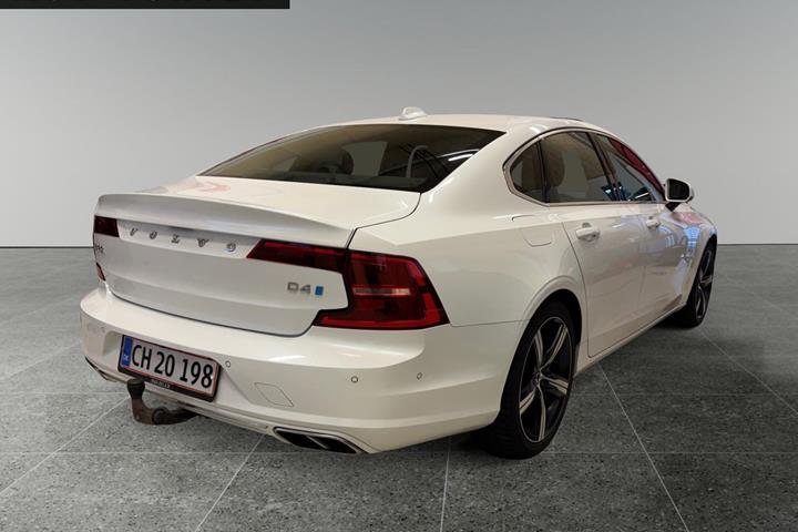 Hvid Volvo S90 fra 2018