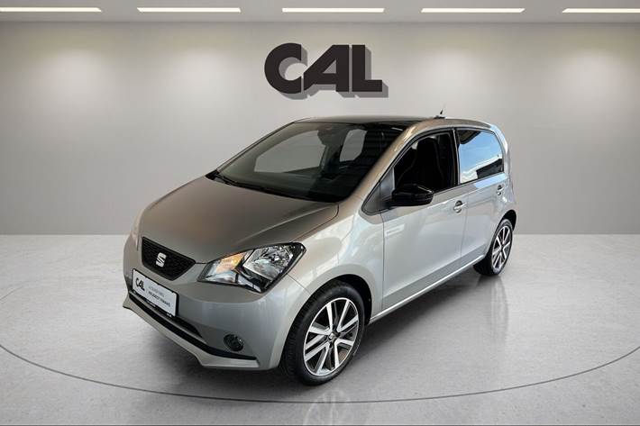 Grå Seat Mii fra 2021 set udefra