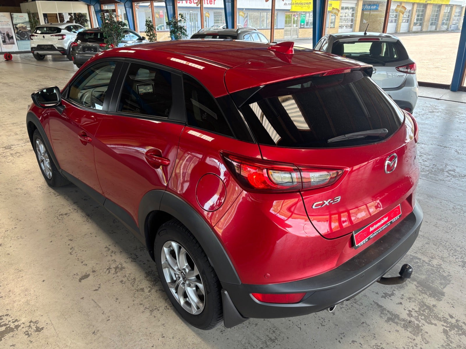 Rød Mazda CX-3 fra 2015