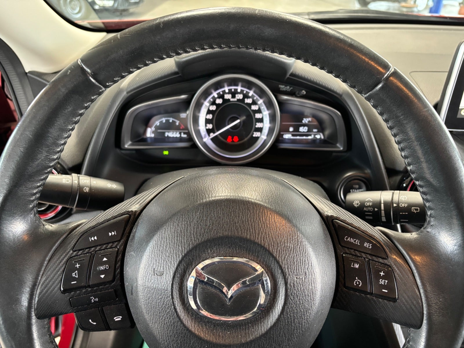 Rød Mazda CX-3 fra 2015