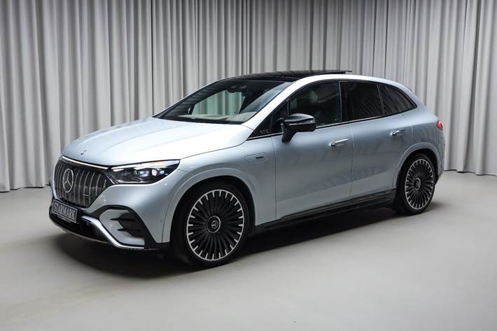 Sølv Mercedes EQE53 SUV fra 2024