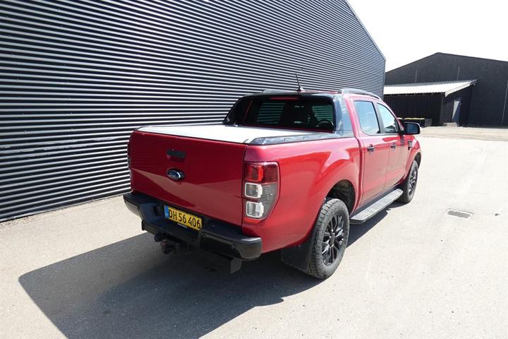 Rød Ford Ranger fra 2022
