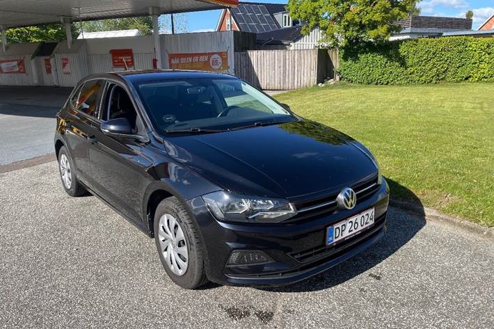 Sort VW Polo fra 2019