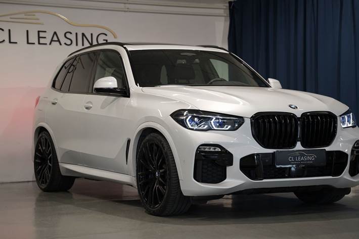 Hvid BMW X5 fra 2021