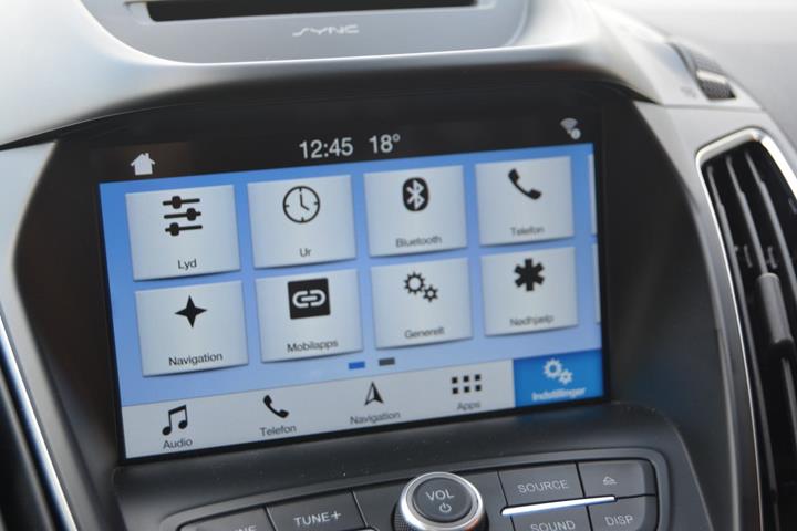 Hvid Ford C-MAX fra 2018