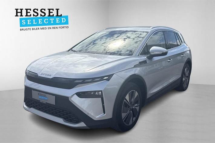Hvid Skoda Elroq fra 2025 set udefra