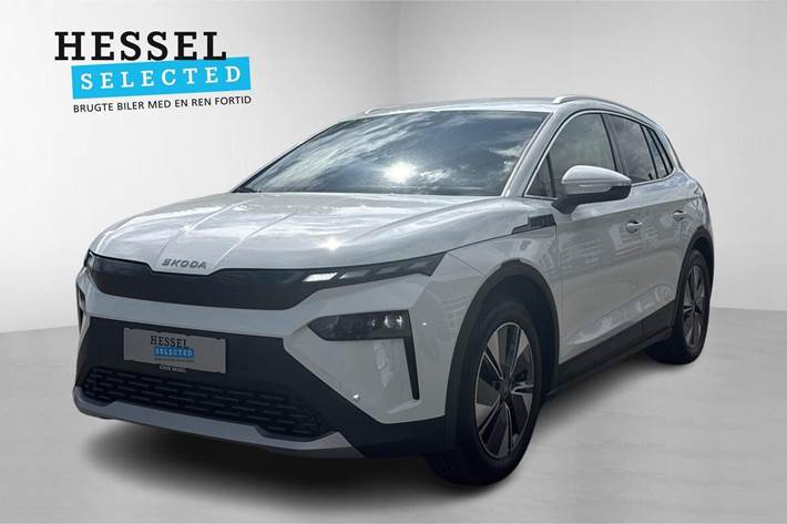 Hvid Skoda Elroq fra 2025 set udefra