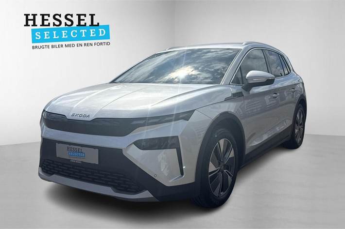 Hvid Skoda Elroq fra 2025 set udefra
