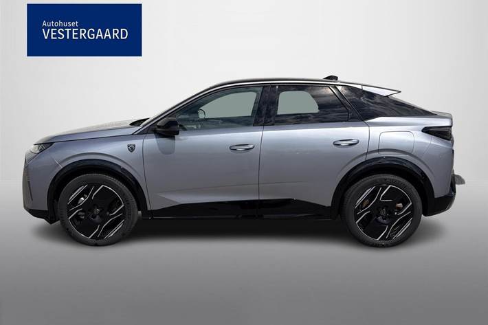 Grå Peugeot e-3008 fra 2025