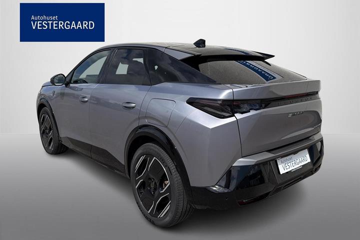Grå Peugeot e-3008 fra 2025