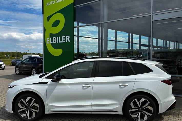 Hvid Skoda Enyaq fra 2026