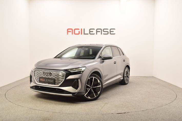 Grå Audi Q4 e-tron fra 2021