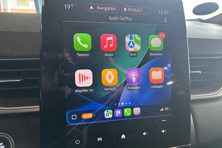 Hvid Renault Captur fra 2020