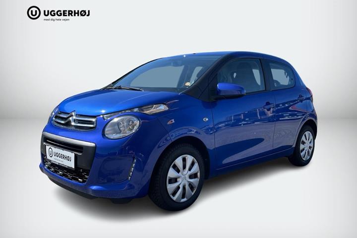 Blå Citroën C1 fra 2020 set udefra