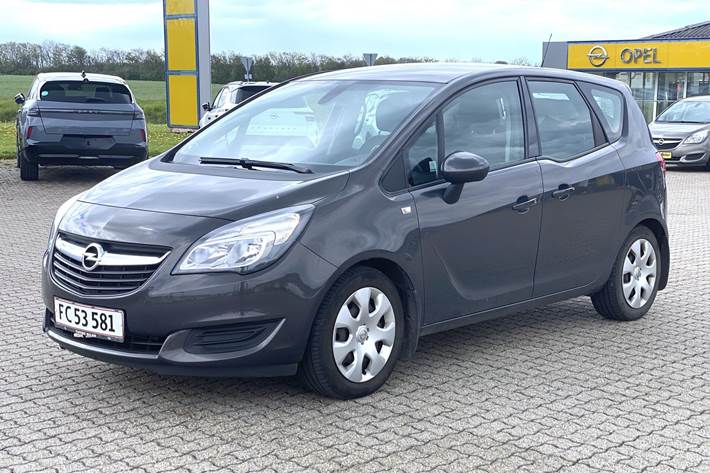 Grå Opel Meriva fra 2014
