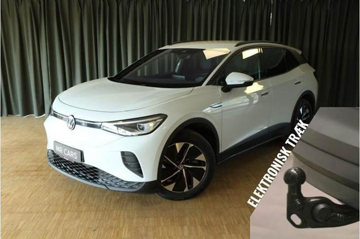 Grøn VW ID.4 fra 2022 set udefra