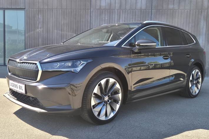 Sort Skoda Enyaq fra 2021