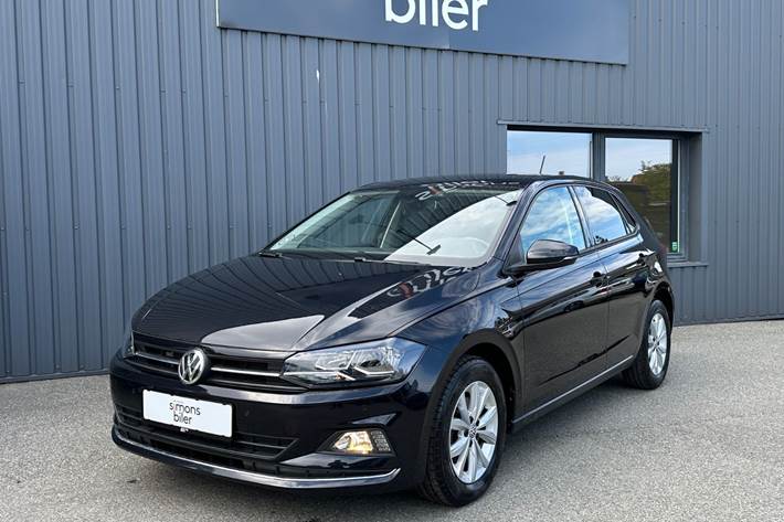 Sort VW Polo fra 2020