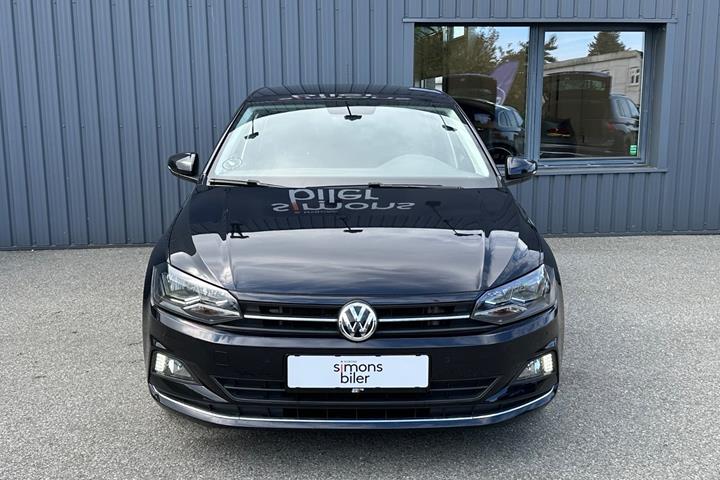 Sort VW Polo fra 2020