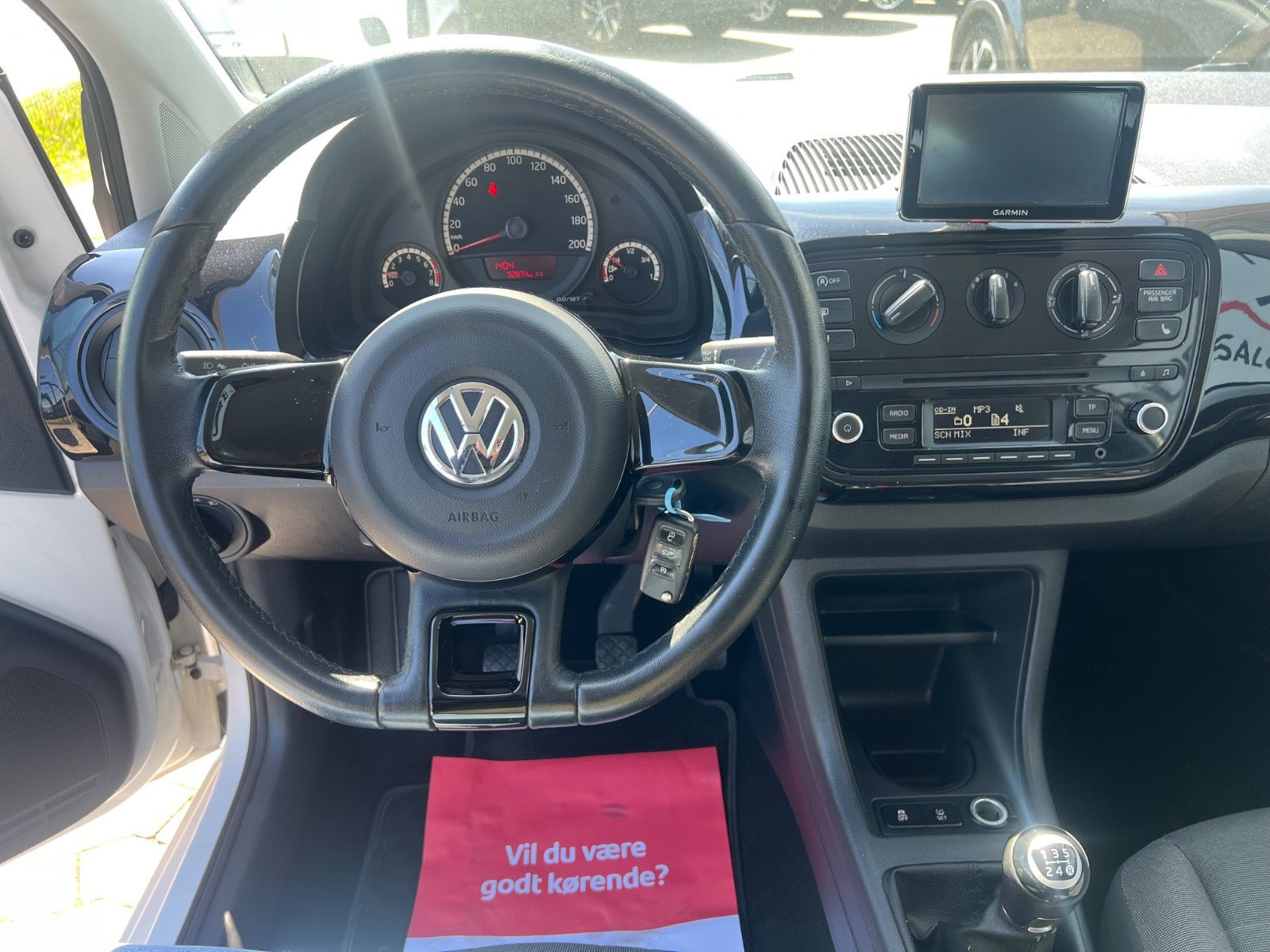 Hvid VW UP! fra 2015