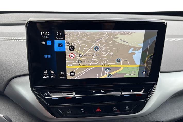 Blå VW ID.4 fra 2023