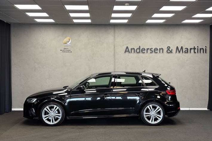 Sort Audi A3 fra 2019