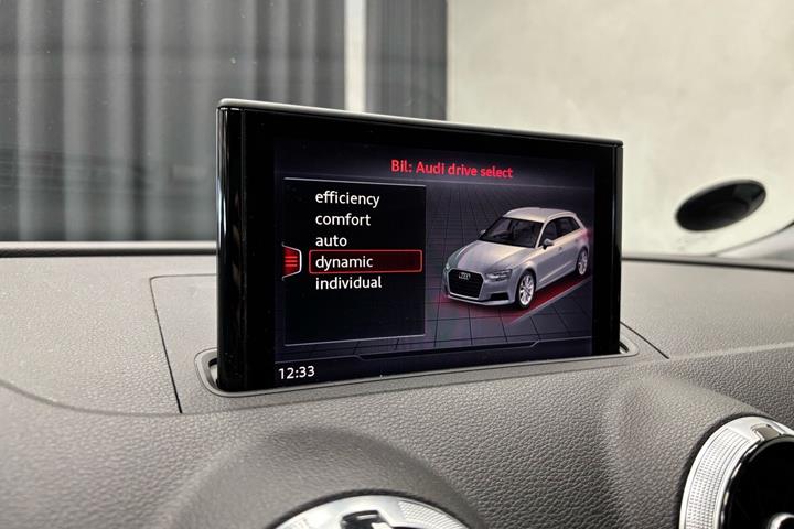 Sort Audi A3 fra 2019
