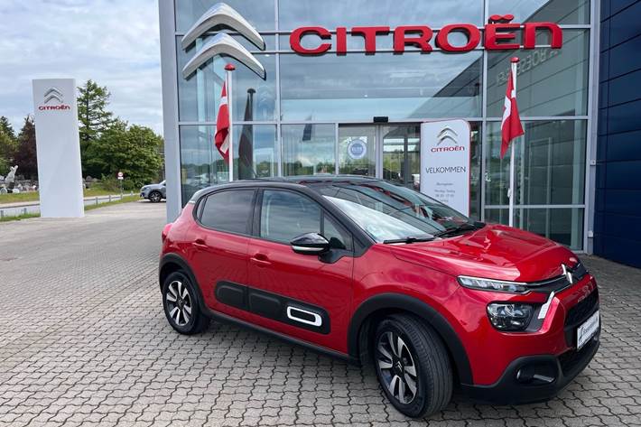 Rød Citroën C3 fra 2021