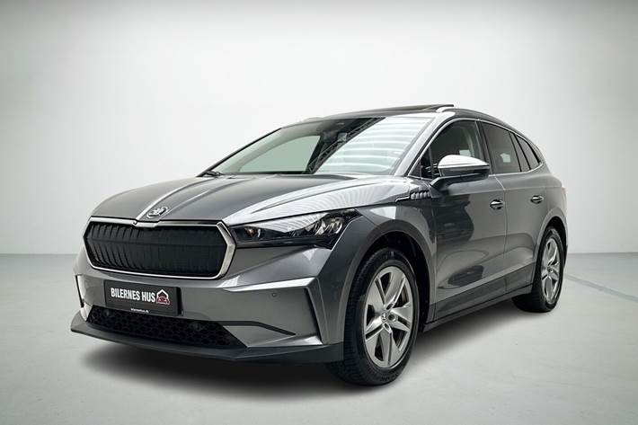 Grå Skoda Enyaq fra 2022