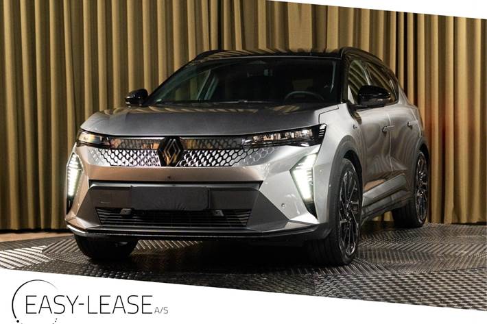 Grå Renault Scenic E-Tech fra 2024