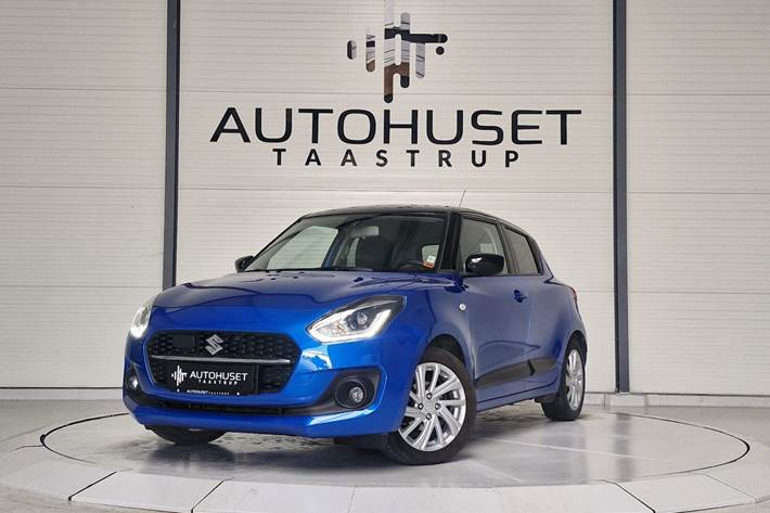 Blå Suzuki Swift fra 2020