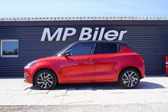 Rød Suzuki Swift fra 2020