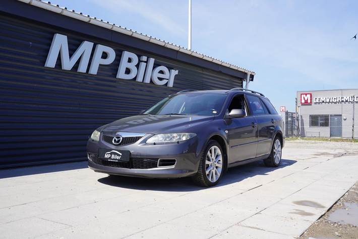 Grå Mazda 6 fra 2007