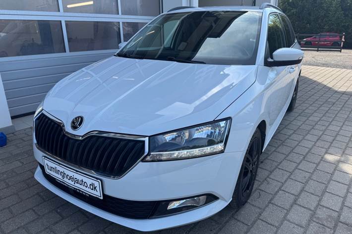 Hvid Skoda Fabia fra 2021