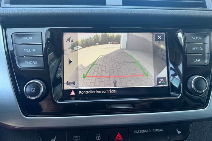 Hvid Skoda Fabia fra 2021