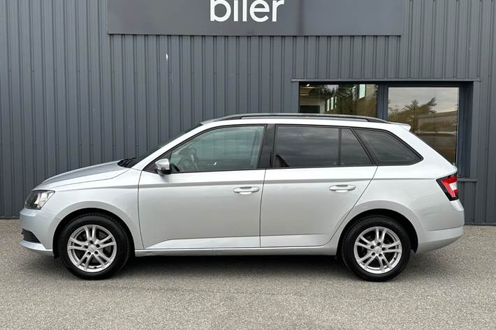 Sølv Skoda Fabia fra 2016