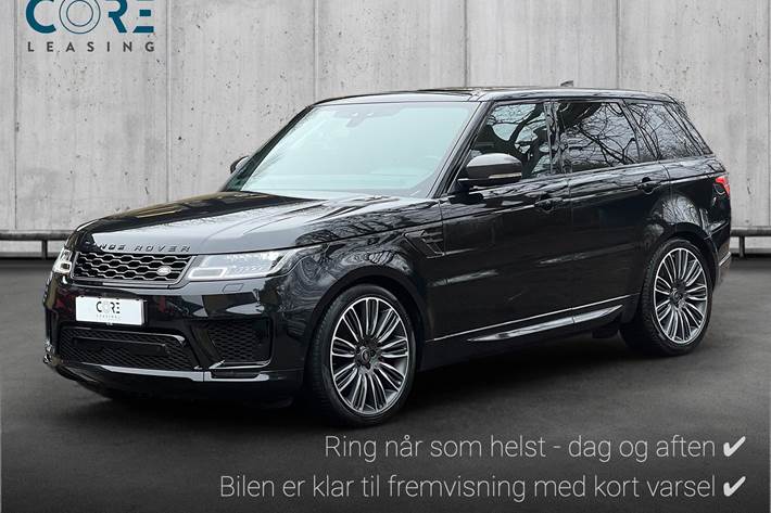 Sort Land Rover Range Rover sport fra 2018