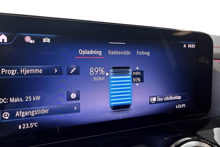 Hvid Mercedes EQA250+ fra 2025