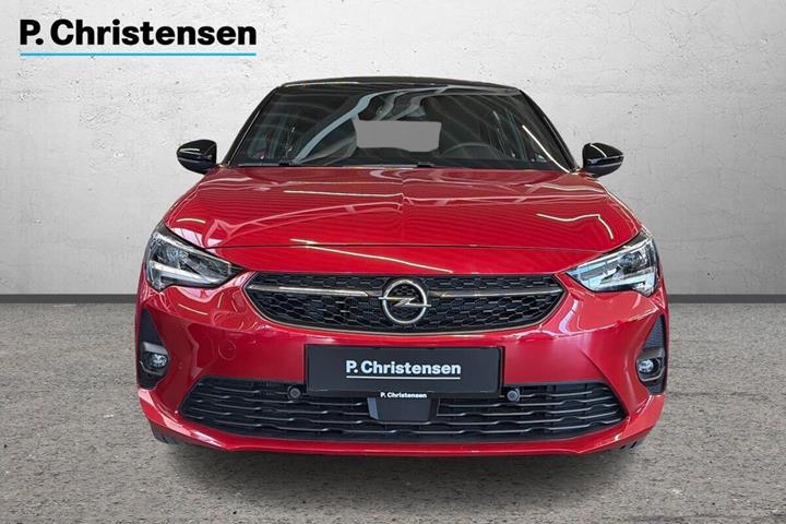 Rød Opel Corsa-e fra 2023