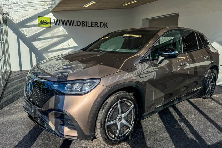 Brun Mercedes EQE 350 fra 2025